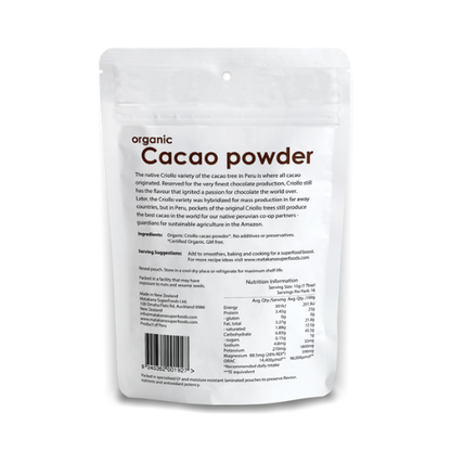 Matakana Cacao Powder Organic 250g