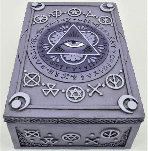 Purple Eye of Providence Box - 1st Stop Marshall's Health Shop, Gift Shop! - Heath and Natural Therapy New Brighton Christchurch - Naturopath