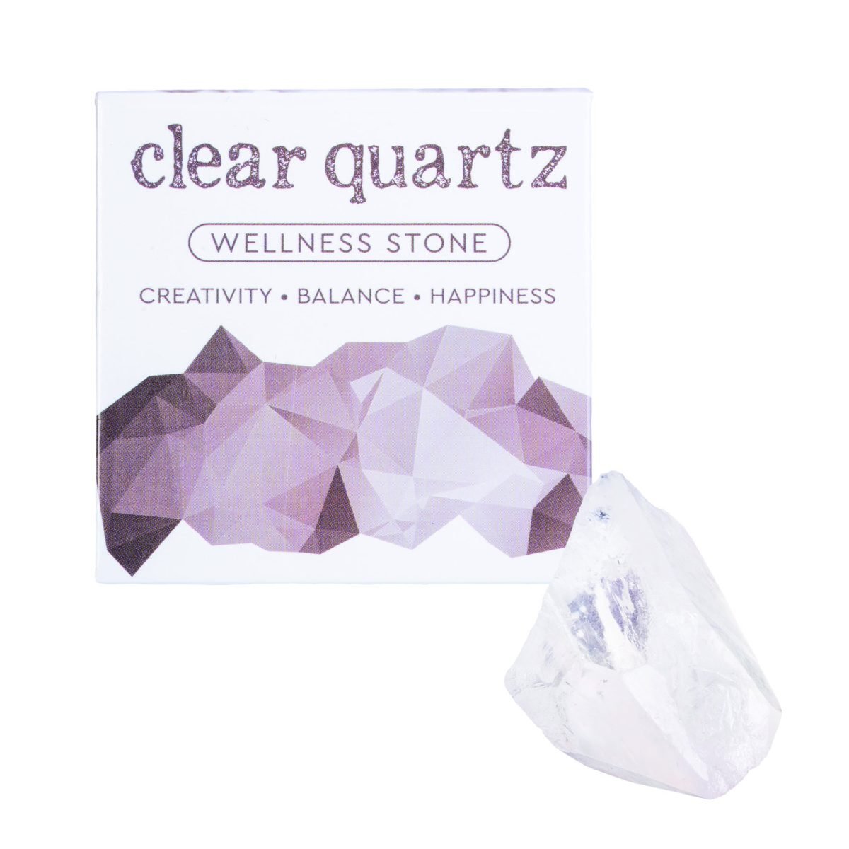 Raw Clear Quartz Wellness Stone - MarshallsHealthShop
