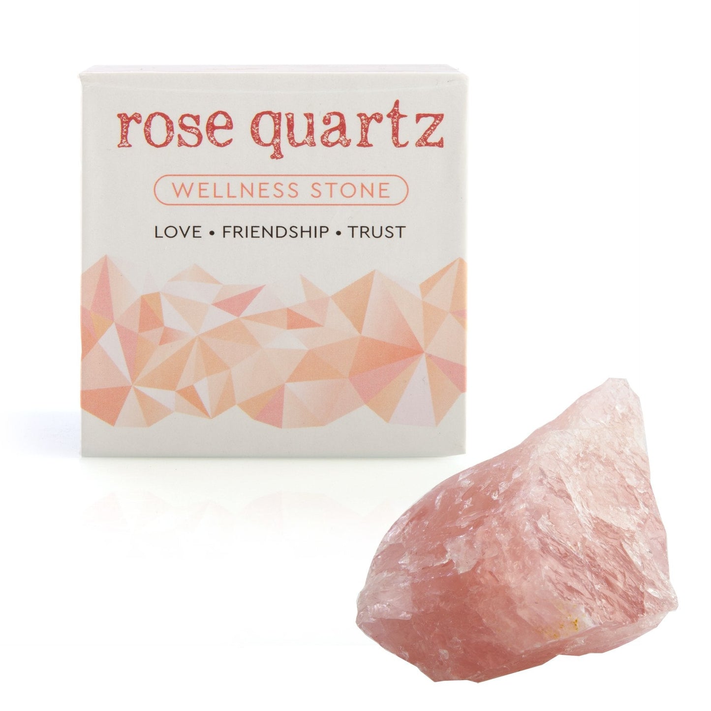 Raw Rose Quartz Wellness Stone - MarshallsHealthShop