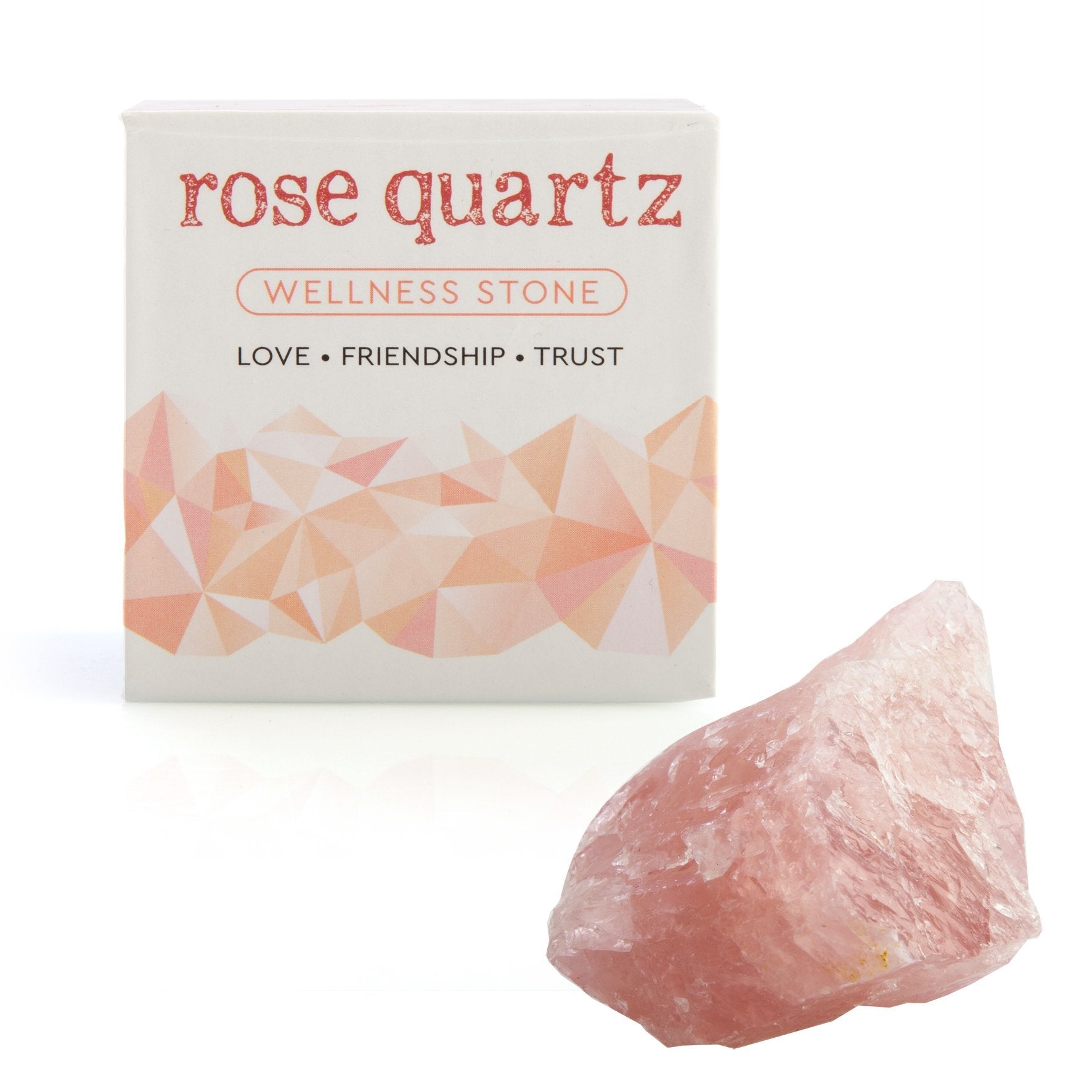 Raw Rose Quartz Wellness Stone - MarshallsHealthShop