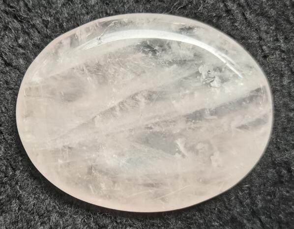 Rose Quartz Worry Stone Oval - MarshallsHealthShop