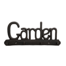 Salisbury Cast Iron Garden Key Hanger Cast iron Garden hook 25cm L x 3.5cm W x 11.0cm H