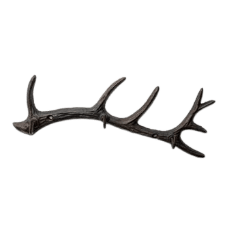 Salisbury Cast Iron Half Antler Hooks Cast iron half antler hooks 25.5cm L x 3.5 cm W x 9.5 cm H