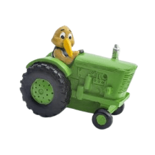 Salisbury Polyresin Kiwi Tractor Polyresin Kiwi Tractor 7 x 5 x 5 cm