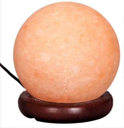 Salt Lamp Sphere Large - 1st Stop Marshall's Health Shop, Gift Shop! - Heath and Natural Therapy New Brighton Christchurch - Naturopath