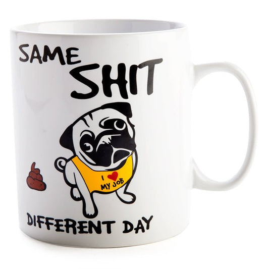 Same... Pug Giant Coffee Mug - MarshallsHealthShop