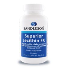 Sanderson Superior Lecithin FX contains high quality, pure non-GMO soy lecithin. Lecithin is a naturally occurring fatty material found in plant and animal tissues. Lecithin is a compound made up of lipids including two essential phospholipids that contribute to the health of every tissue in the body: Phosphotidylserine and Phosphotidylcholine.