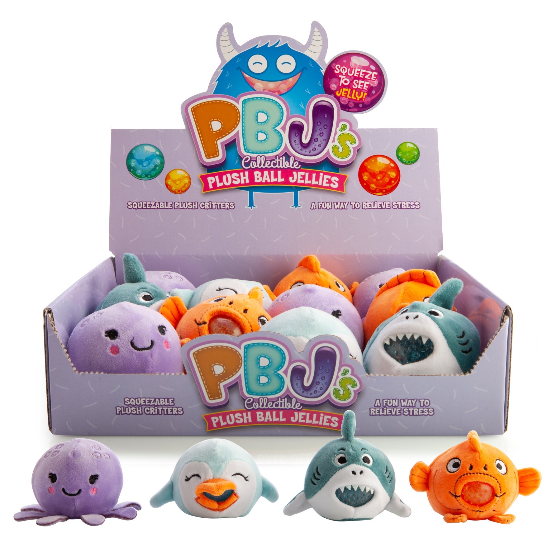 Sea Animal Plush Ball Jellies - 1st Stop Marshall's Health Shop, Gift Shop! - Heath and Natural Therapy New Brighton Christchurch - Naturopath