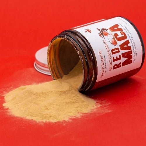 Seleno Organic Concentrated Pure Red Maca (10:1 Extract) 65 grams Red Maca is a rare and unique form of maca that is believed to have the highest concentration of bioactive metabolites. In Peru red maca is consumed solely to support specific health conditions. Red maca can be taken by men and women and has unique benefits for both.