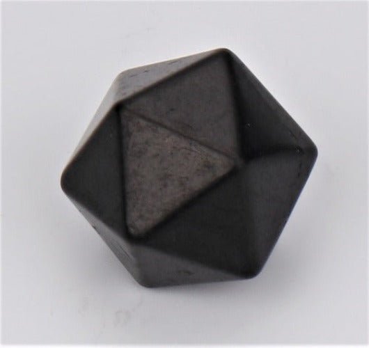 Shungite Dice - Icosahedron - 1st Stop Marshall's Health Shop, Gift Shop! - Heath and Natural Therapy New Brighton Christchurch - Naturopath