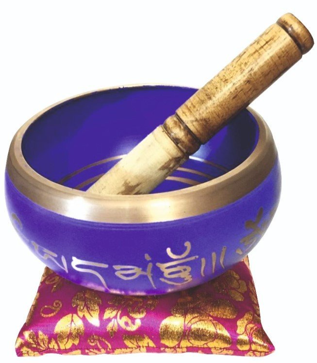 Singing Bowl SBSP Small Purple SBSP - 1st Stop Marshall's Health Shop, Gift Shop! - Heath and Natural Therapy New Brighton Christchurch - Naturopath