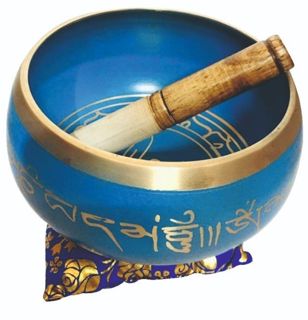 Singing Bowl Small Blue SBSB - 1st Stop Marshall's Health Shop, Gift Shop! - Heath and Natural Therapy New Brighton Christchurch - Naturopath