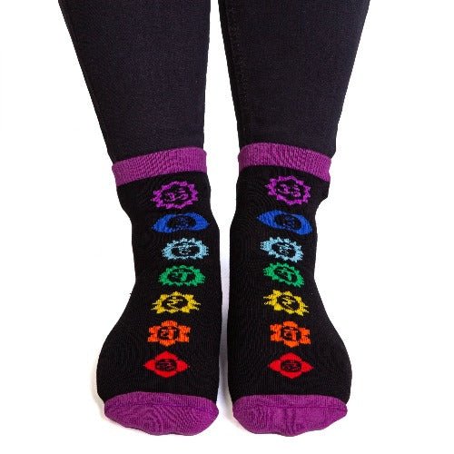 Socks Feet Speak Chakra - 1st Stop Marshall's Health Shop, Gift Shop! - Heath and Natural Therapy New Brighton Christchurch - Naturopath