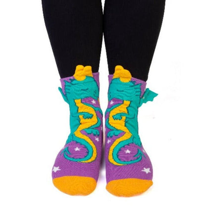 Socks Feet Speak Dragon - 1st Stop Marshall's Health Shop, Gift Shop! - Heath and Natural Therapy New Brighton Christchurch - Naturopath