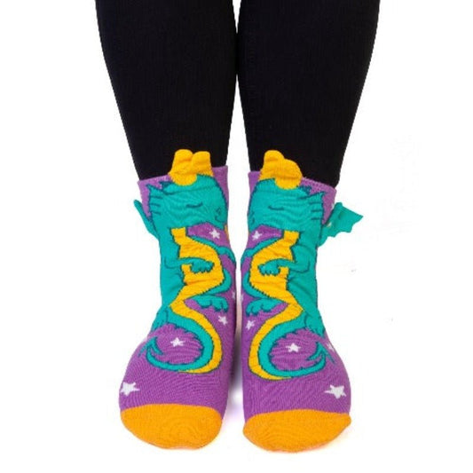 Socks Feet Speak Dragon - 1st Stop Marshall's Health Shop, Gift Shop! - Heath and Natural Therapy New Brighton Christchurch - Naturopath