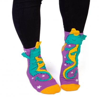 Socks Feet Speak Dragon - 1st Stop Marshall's Health Shop, Gift Shop! - Heath and Natural Therapy New Brighton Christchurch - Naturopath