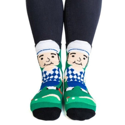 Socks Feet Speak Golfer - 1st Stop Marshall's Health Shop, Gift Shop! - Heath and Natural Therapy New Brighton Christchurch - Naturopath