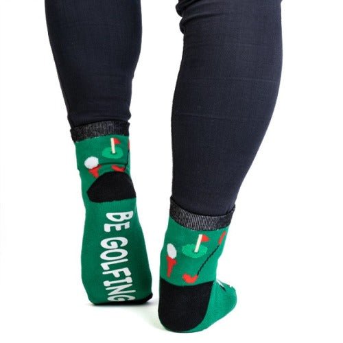 Socks Feet Speak Golfer - 1st Stop Marshall's Health Shop, Gift Shop! - Heath and Natural Therapy New Brighton Christchurch - Naturopath
