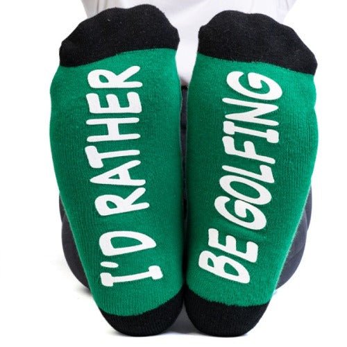 Socks Feet Speak Golfer - 1st Stop Marshall's Health Shop, Gift Shop! - Heath and Natural Therapy New Brighton Christchurch - Naturopath