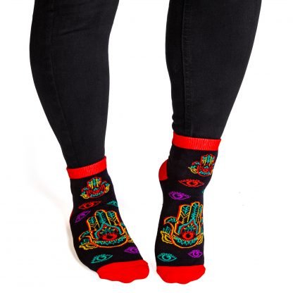 Socks Feet Speak Hamsa - 1st Stop Marshall's Health Shop, Gift Shop! - Heath and Natural Therapy New Brighton Christchurch - Naturopath
