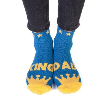 Socks Feet Speak King Dad - 1st Stop Marshall's Health Shop, Gift Shop! - Heath and Natural Therapy New Brighton Christchurch - Naturopath