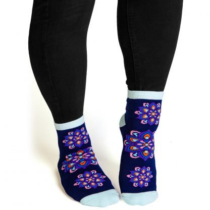 Socks Feet Speak Mandala - 1st Stop Marshall's Health Shop, Gift Shop! - Heath and Natural Therapy New Brighton Christchurch - Naturopath