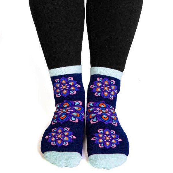 Socks Feet Speak Mandala - 1st Stop Marshall's Health Shop, Gift Shop! - Heath and Natural Therapy New Brighton Christchurch - Naturopath