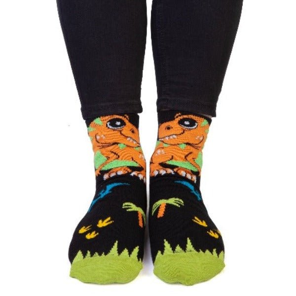 Socks Feet Speak T - Rex - 1st Stop Marshall's Health Shop, Gift Shop! - Heath and Natural Therapy New Brighton Christchurch - Naturopath