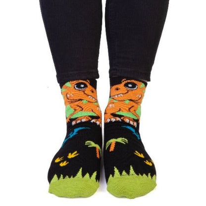 Socks Feet Speak T - Rex - 1st Stop Marshall's Health Shop, Gift Shop! - Heath and Natural Therapy New Brighton Christchurch - Naturopath