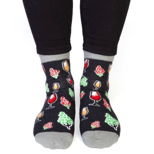 Socks Feet Speak Wine - 1st Stop Marshall's Health Shop, Gift Shop! - Heath and Natural Therapy New Brighton Christchurch - Naturopath