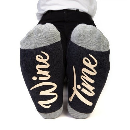 Socks Feet Speak Wine - 1st Stop Marshall's Health Shop, Gift Shop! - Heath and Natural Therapy New Brighton Christchurch - Naturopath