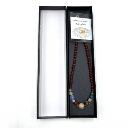Solar System Necklace Carnelian - 1st Stop Marshall's Health Shop, Gift Shop! - Heath and Natural Therapy New Brighton Christchurch - Naturopath