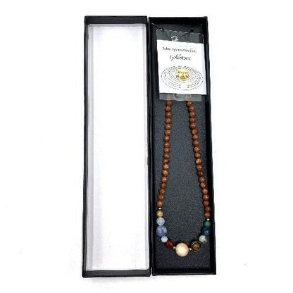 Solar System Necklace Goldstone - 1st Stop Marshall's Health Shop, Gift Shop! - Heath and Natural Therapy New Brighton Christchurch - Naturopath