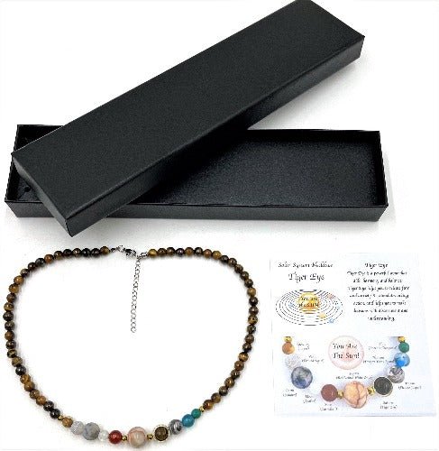 Solar System Necklace Tiger Eye

Tiger Eye is a powerful stone that aids harmony and balance. Tiger Eye helps you&nbsp;to release fear&nbsp;and anxiety. It stimulates taking action, and helps you make decisions&nbsp;with discernment&nbsp;and understanding.

Size of bead 0.6cm

1st Stop, Marshall's Health Shop, Gift Shop!

SKU: SN4