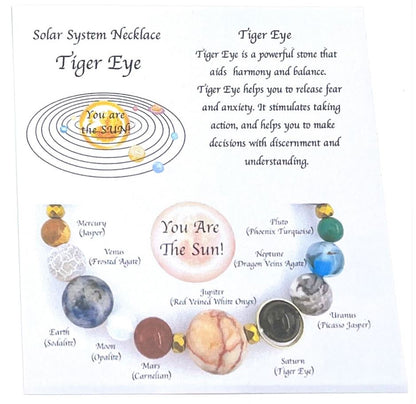 Solar System Necklace Tiger Eye

Tiger Eye is a powerful stone that aids harmony and balance. Tiger Eye helps you&nbsp;to release fear&nbsp;and anxiety. It stimulates taking action, and helps you make decisions&nbsp;with discernment&nbsp;and understanding.

Size of bead 0.6cm

1st Stop, Marshall's Health Shop, Gift Shop!

SKU: SN4