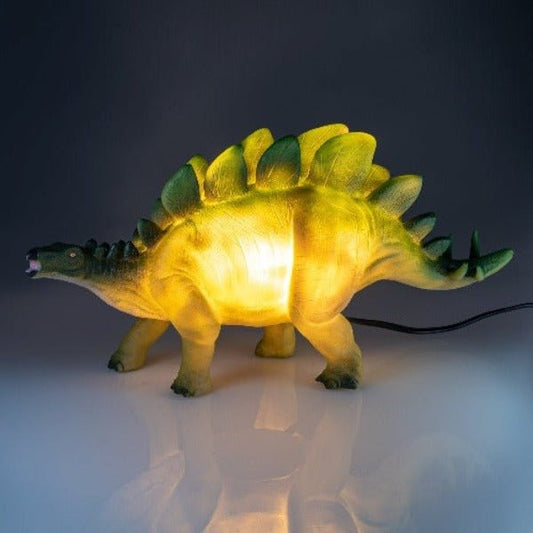Stegosaurus Table Lamp

Popular Stegosaurus table lamp design
Soft glow that will light up your room
Available in popular Stegosaurus, Triceratops and Brachiosaurus

38.5(L) x 13.3(W) x 20.5(H) cm
Brown box
7V DC Adaptor, 0.1A
LED bulb

1st Stop, Marshall's Health Shop, Gift Shop!

SKU: XW-DTL/ST
