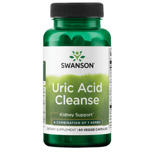 SWANSON Uric Acid Cleanse 60 Veg Capsules 1st Stop, Marshall's Health Shop!  What is Uric Acid Cleanse?  Give your body a helping hand to keep uric acid at a healthy, comfortable level with Swanson Uric Acid Cleanse. As a normal byproduct of purine metabolism, uric acid is something your body must deal with every day.