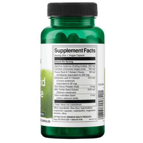 SWANSON Uric Acid Cleanse 60 Veg Capsules 1st Stop, Marshall's Health Shop!  What is Uric Acid Cleanse?  Give your body a helping hand to keep uric acid at a healthy, comfortable level with Swanson Uric Acid Cleanse. As a normal byproduct of purine metabolism, uric acid is something your body must deal with every day.