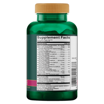 SWANSON Women's Daily Multi 90 Veg Capsules 1st Stop, Marshall's Health Shop!  What is Swanson Womens Daily Multi? Health is important to you. It’s not only about getting the perfect amount of vitamins and minerals to support your daily lifestyle, but it’s knowing that what you’re putting in your body came from the absolute best sources. 