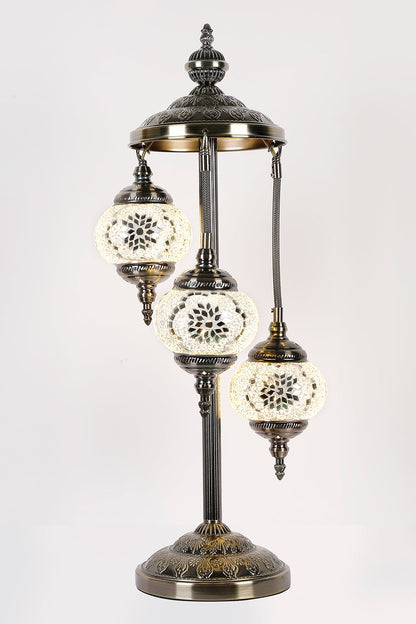 Turkish Mosaic Lamp Multi - Coloured 3 Tier TL41 - MarshallsHealthShop