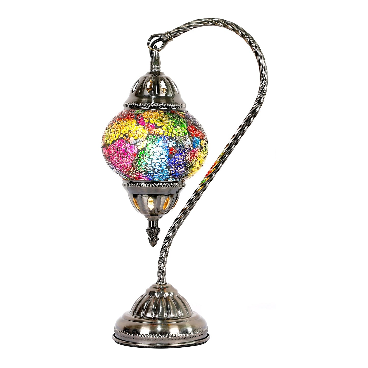 Turkish Mosaic Lamp - Swan Neck TL29 - 1st Stop Marshall's Health Shop, Gift Shop! - Heath and Natural Therapy New Brighton Christchurch - Naturopath