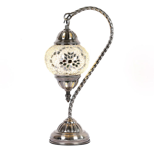 Turkish Mosaic Lamp - Swan Neck TL30 - 1st Stop Marshall's Health Shop, Gift Shop! - Heath and Natural Therapy New Brighton Christchurch - Naturopath