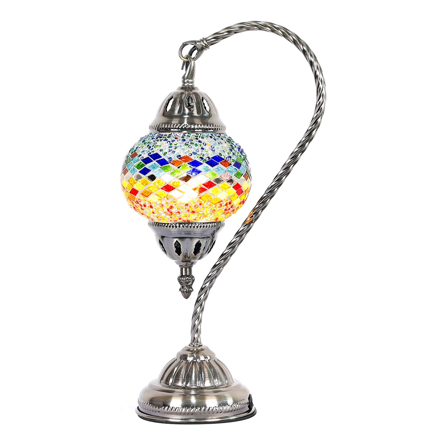 Turkish Mosaic Lamp - Swan Neck

Our lamps come with full NZ-recognised electrical certification and include an LED bulb.

1st Stop, Marshall's Health Shop, Gift Shop!

SKU: TL35