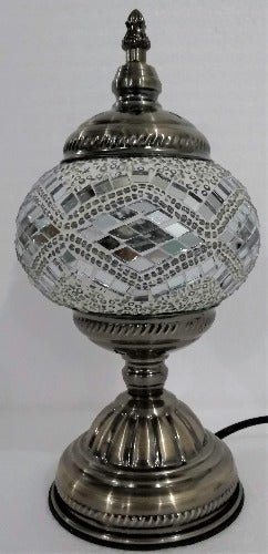 Turkish Mosaic Lamp White

Size: 28.5CM

Our lamps come with full NZ-recognised electrical certification and include an LED bulb.

1st Stop, Marshall's Health Shop, Gift Shop!

SKU: TL95