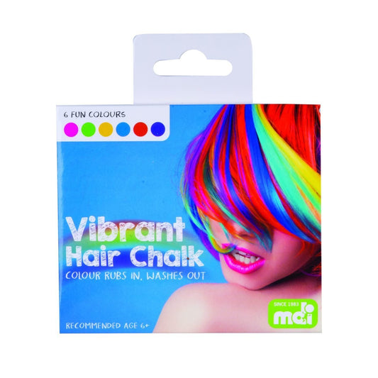 Vibrant Hair Chalk 6 Colours - MarshallsHealthShop