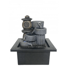 Water Feature Japanese Inspired 16.5x13x21cm  Warm-white light  SKU: WF80