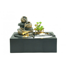 Water Feature Zen Garden 29x21x22cm  Warm-white light  SKU: WF78