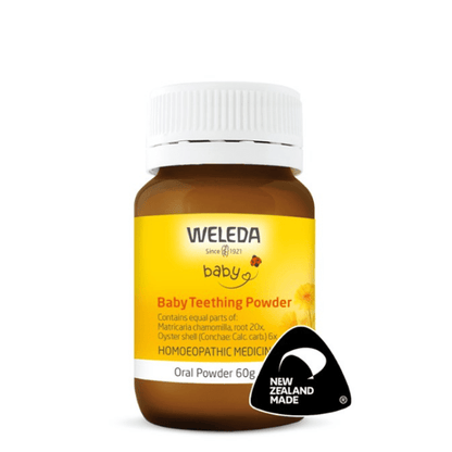 Weleda Baby Teething Powder 60g - 1st Stop Marshall's Health Shop, Gift Shop! - Heath and Natural Therapy New Brighton Christchurch - Naturopath