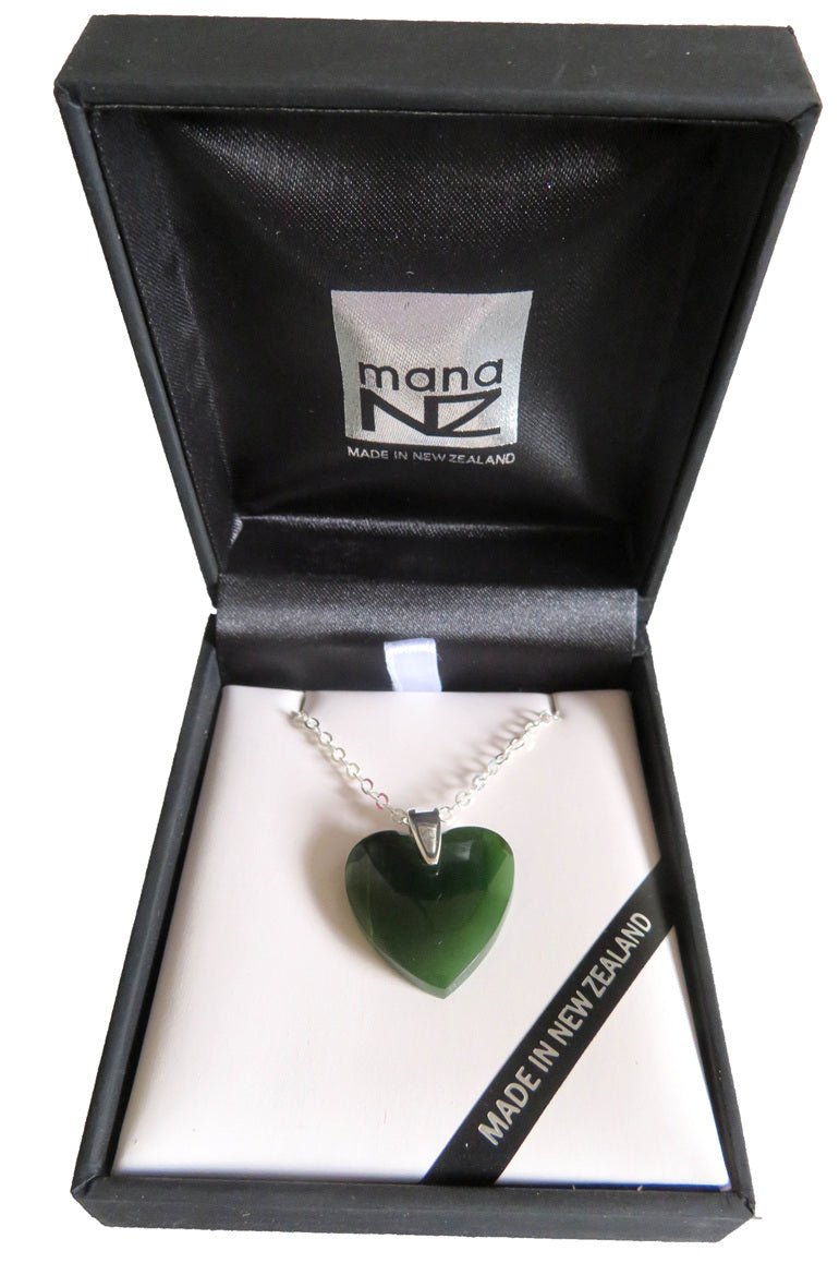 WildSide Greenstone Heart Pendant - 1st Stop Marshall's Health Shop, Gift Shop! - Heath and Natural Therapy New Brighton Christchurch - Naturopath